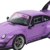 Solido 421438294 Porsche RWB Bodykit Rotana lila matt | Modellauto 1:43