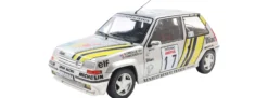 Solido 421186536 Renault 5 GT Turbo MK2 #17 silber | Modellauto 1:18