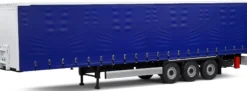 Solido 421240202 Tarpolin Anhänger blau | LKW-Modell 1:24