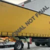 Solido 421240221 Tarpolin Anhänger DHL gelb | LKW-Anhängermodell 1:24