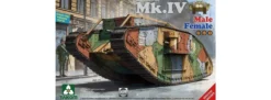 Takom 2076 Brit. WWI Panzer Mark IV | Militär Bausatz 1:35