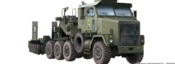Takom 5021 M1070 und M1000 70 Tonnen Panzer Transporter | LKW Bausatz 1:72