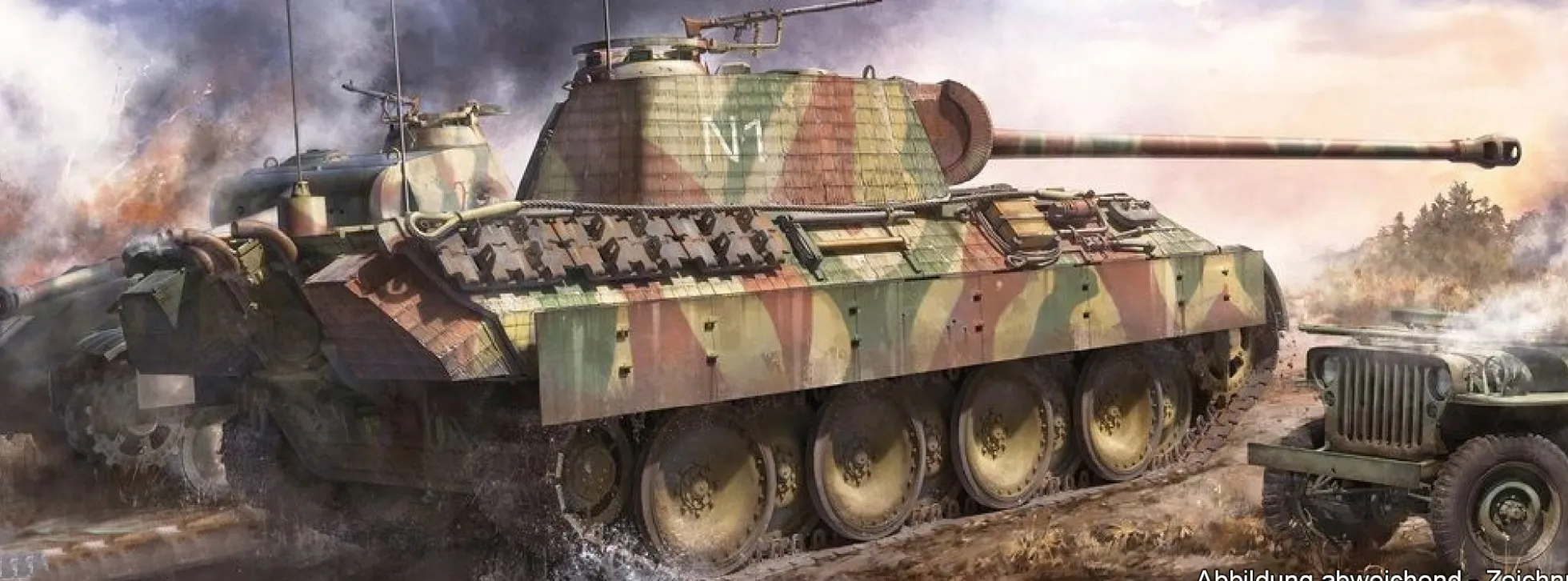 Takom 2176 Pzkpfwg. V Panther Ausf. A Späte Version | Panzer Bausatz 1:35
