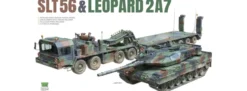 Takom 5011 SLT-56 mit Leopard 2A7 Panzer | Militär Bausatz 1:72