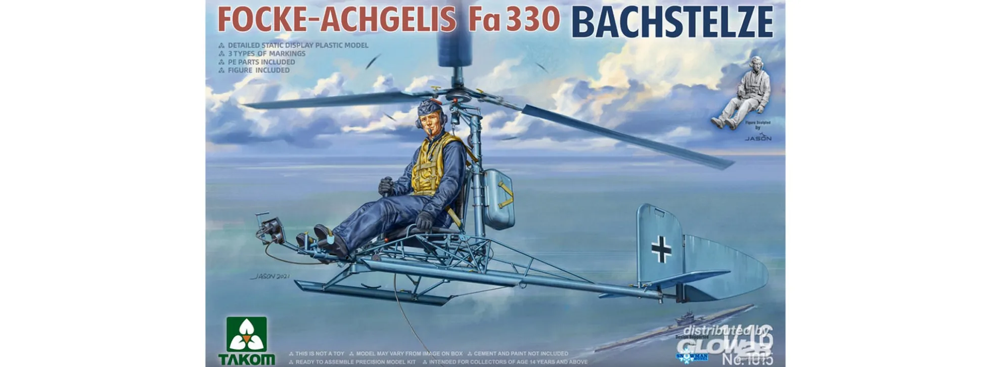 Takom TAK1015 Focke-Achgelis Fa 330 Bachstelze | Gyrokopter Bausatz 1:16