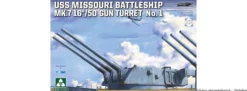 Takom 5015 USS Missouri Schlachtschiff Mk.7 16"/50 Geschützturm | Schiffbausatz 1:72