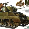 TAMIYA 35313 Amerikanischer Panzer M5A1 + 4 Figuren | WW II Bausatz 1:35