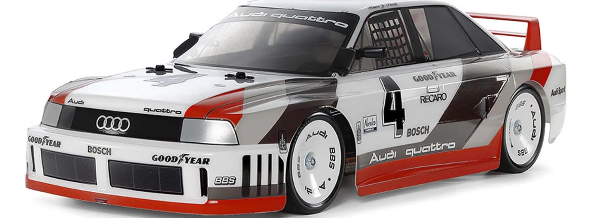 TAMIYA 47511 Audi 90 Quattro Racing TT-02 | RC-Auto vorlackierter Bausatz 1:10