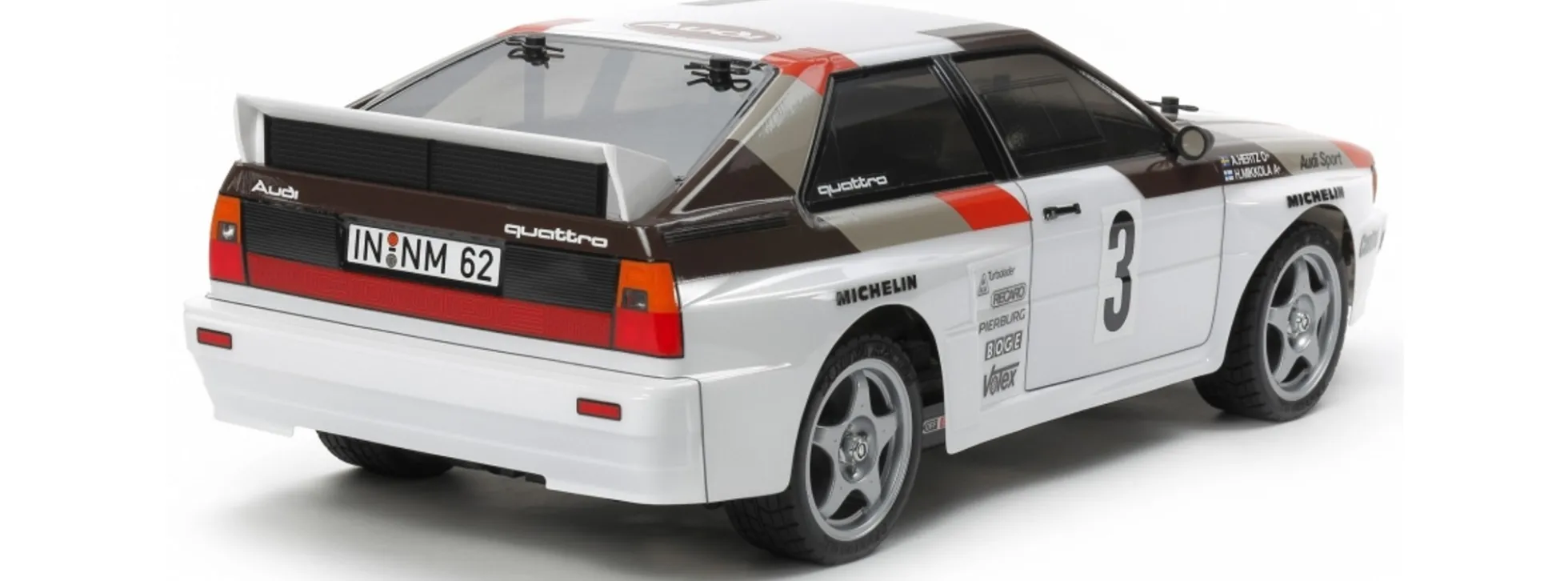 TAMIYA 58667 Audi Quattro Rally A2 TT-02 | RC Auto Bausatz 1:10