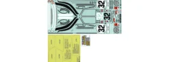 TAMIYA 319490156 Aufkleber für Mini Cooper Racing #58747 | Stickerbogen 1:10
