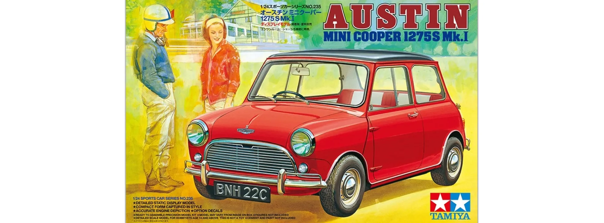 TAMIYA 24235 Austin Mini Cooper 1275S Mk.I | Auto Bausatz 1:24