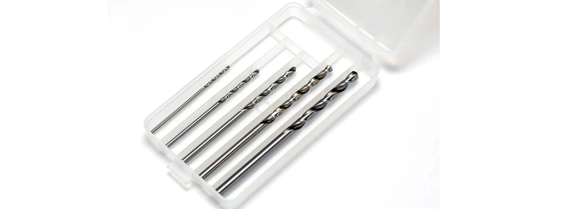 TAMIYA 74049 Bohrer-Set 1,0/1,5/2,0/2,5/3,0mm | 5-teiliges Set | Modellbau Werkzeug