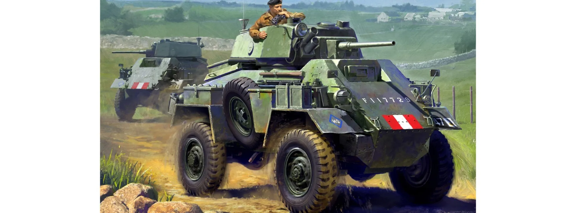 TAMIYA 32587 British 7ton Panzerwagen Mk.IV | Militär Bausatz 1:48