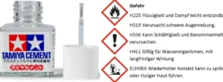TAMIYA 87003 Cement/Plastikkleber mit Pinsel | 40 ml