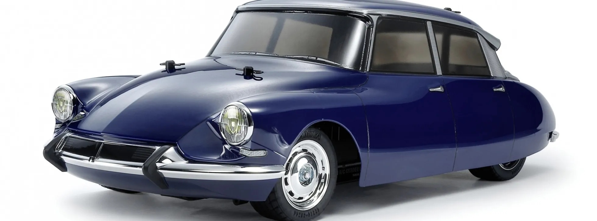 TAMIYA 47502 Citroen DS blau lackiert MB-01 | RC Auto Bausatz 1:10