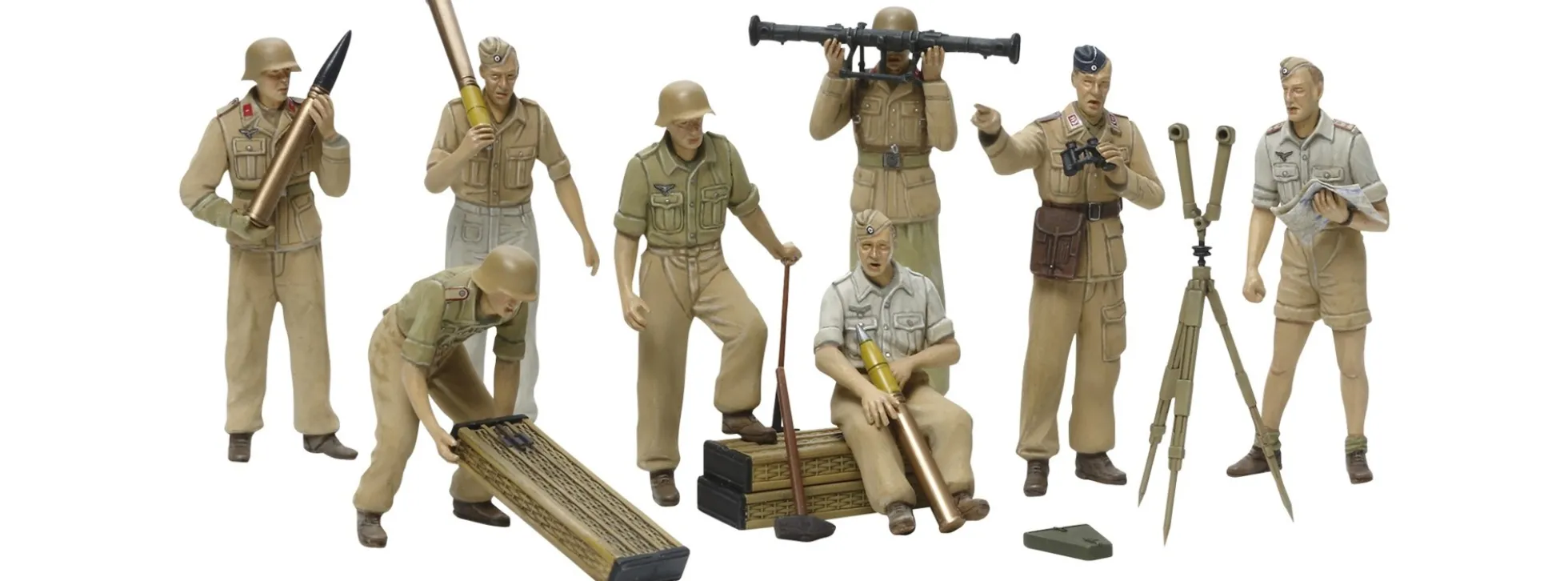 TAMIYA 35343 DAK Luftwaffe Artillerie Truppe | Militaria Bausatz 1:35