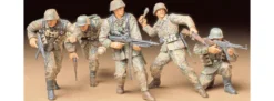 TAMIYA 35196 Deutsche Infanterie beim Angriff Figuren Bausatz 1:35