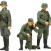 TAMIYA 35298 deutscher Feldkommandant + Soldaten Figuren | WWII | Bausatz 1:35