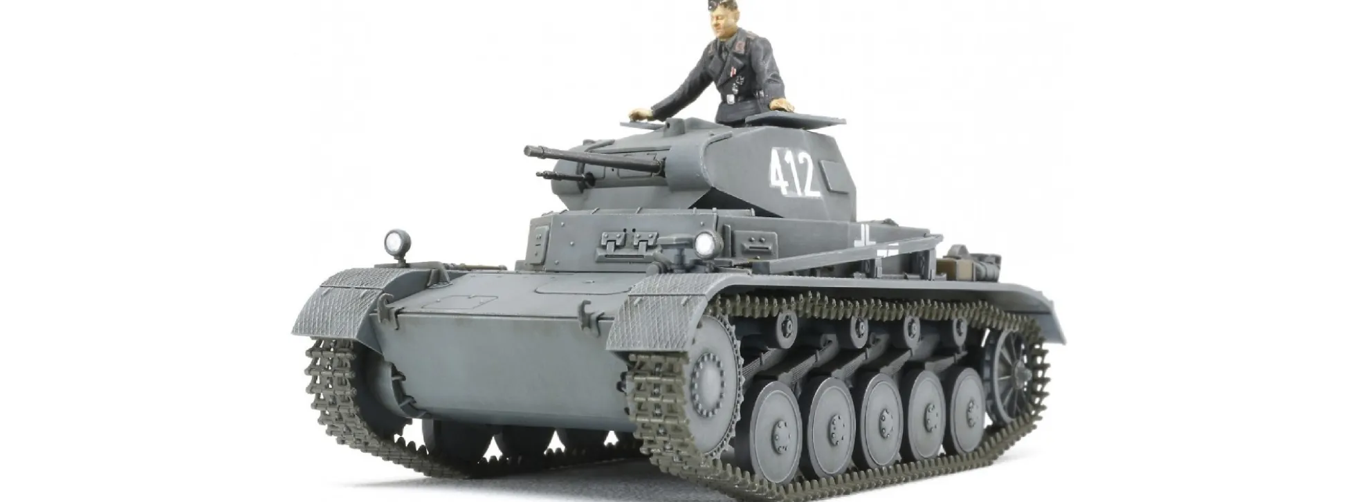 TAMIYA 32570 Deutscher Panzer II Ausf. A/B/C F.C. | Panzer Bausatz 1:48