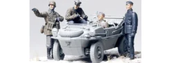 TAMIYA 35253 Deutsche Schwimmwagen Besatzung 4 Figuren Bausatz 1:35
