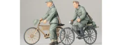 TAMIYA 35240 Diorama-Set Soldaten m. Fahrrad | Militaria Bausatz 1:35