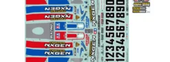 TAMIYA 319490154 DT-04 Aufkleber für Fighter NXGEN #58741 | RC-Car Zubehör