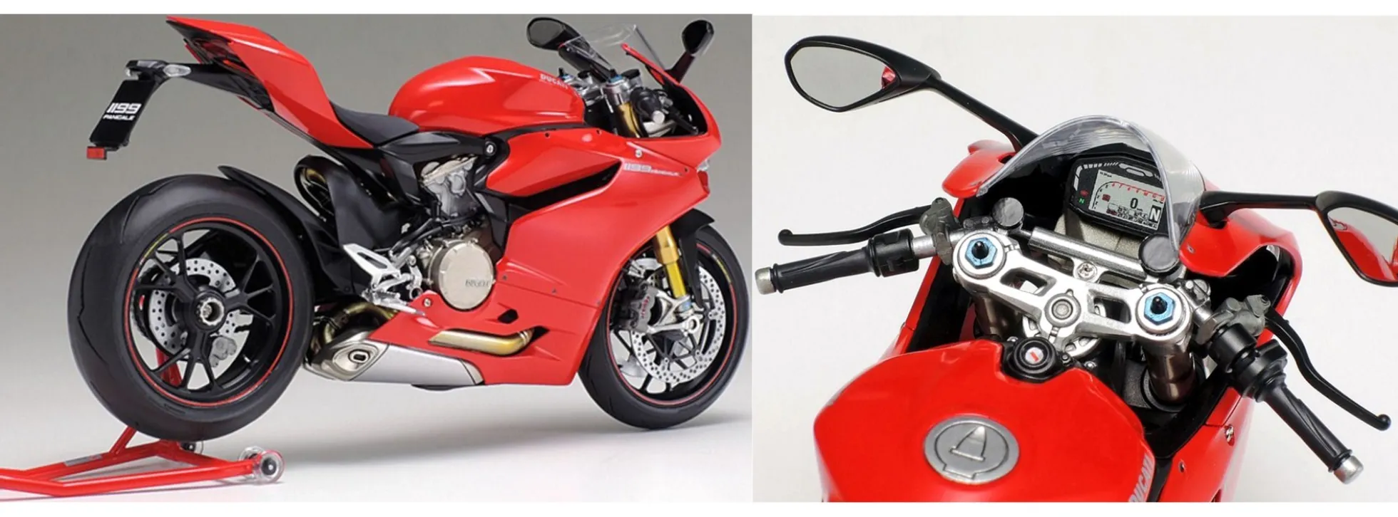 TAMIYA 14129 Ducati 1199 Panigale S Motorrad Bausatz 1:12