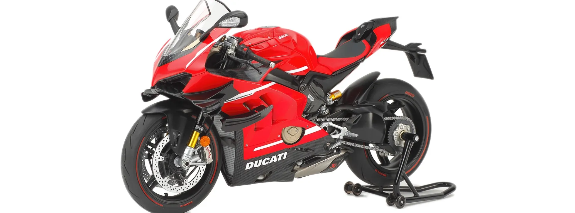 TAMIYA 14140 Ducati Superleggera V4 | Motorrad Bausatz 1:12