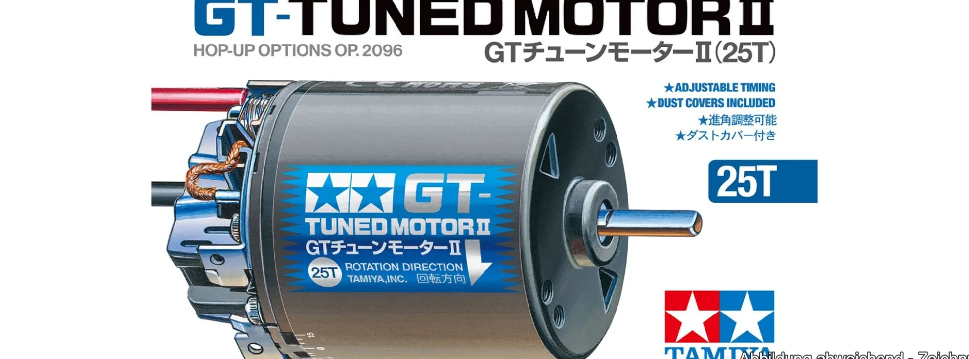 TAMIYA 22096 Elektromotor GT-Tuned II | brushed | 25T | RC Auto Zubehör