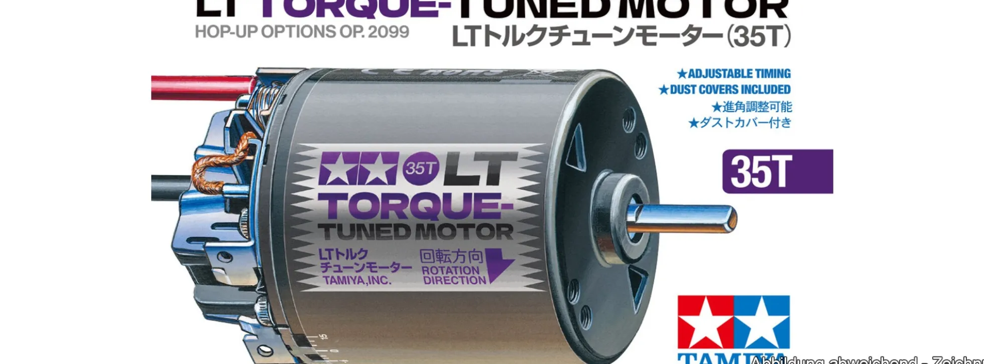 TAMIYA 22099 Elektromotor LT Torque-Tuned | brushed | 35T | RC Auto Zubehör