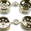TAMIYA 319335696 Felgen vorne/hinten für Novafox gold 58577 | 2 Paar | für RC-Car 1:10