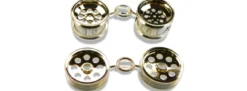 TAMIYA 319335696 Felgen vorne/hinten für Novafox gold 58577 | 2 Paar | für RC-Car 1:10