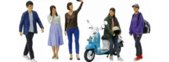 TAMIYA 24356 Figuren-Set Campus Freunde | Figuren Bausatz 1:24