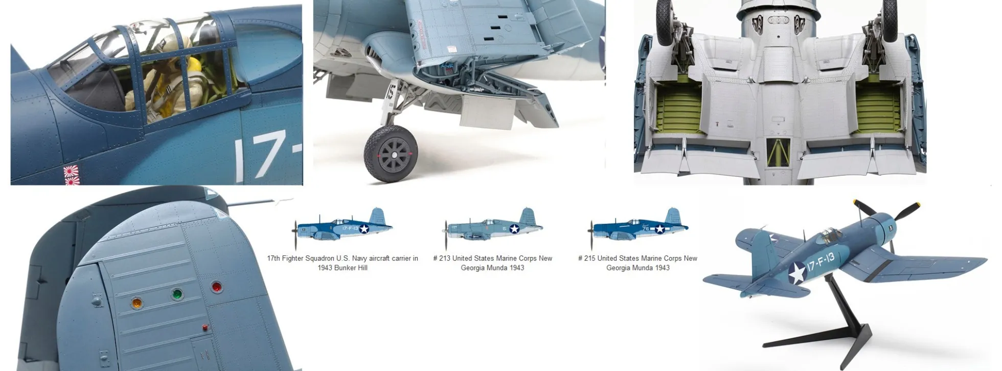 TAMIYA 60324 F4U-1 Corsair Birdcage | Flugzeug Bausatz 1:32