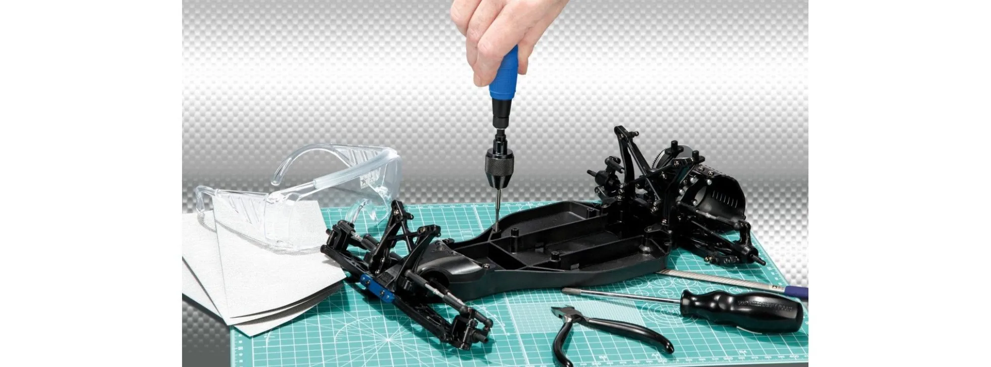 TAMIYA 74086 Handbohrer mit Spannfutter