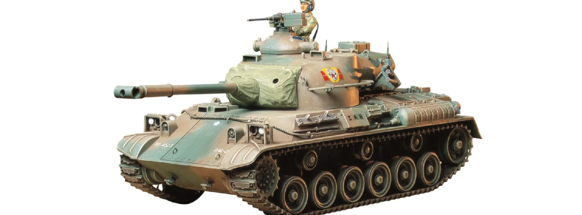 TAMIYA 35163 Japanischer Panzer Type 61 | Militär Bausatz 1:35