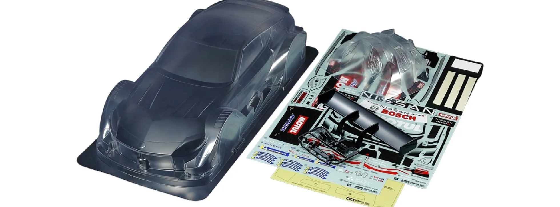 TAMIYA 47530 Karosseriesatz Leicht Motul Autech Z | unlackiert | für RC-Cars 1:10