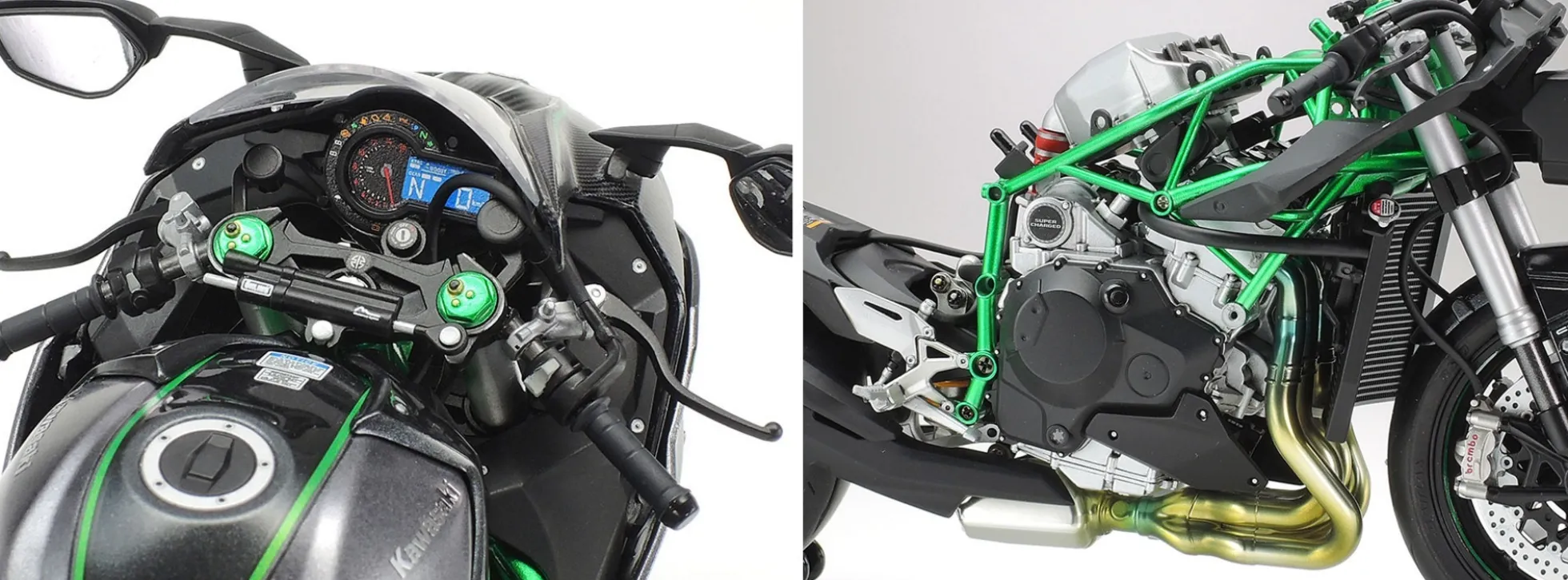 TAMIYA 14136 Kawasaki Ninja H2 Carbon | Motorrad Bausatz 1:12