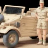 TAMIYA 35238 Kübelwagen Typ 82 DAK mit Figur | Afrika Korps Bausatz 1:35