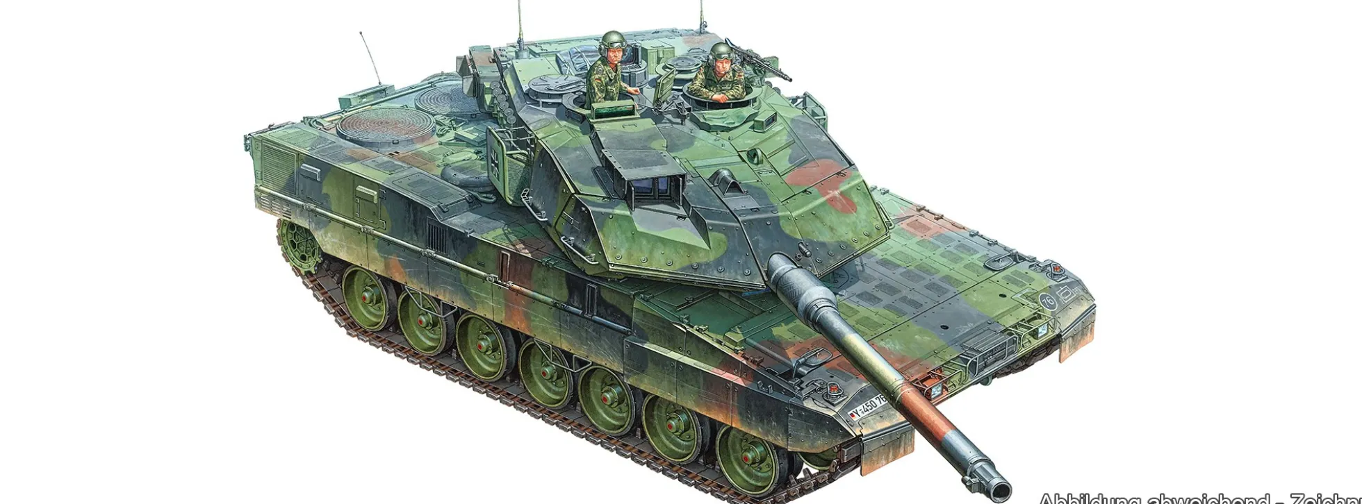 TAMIYA 35387 KPz Leopard 2 A7V | Panzer Bausatz 1:35