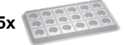 TAMIYA 87195 Kunststoff-Farbmischpalette mit 18 Feldern | 5 Stück | Modellbau-Zubehör