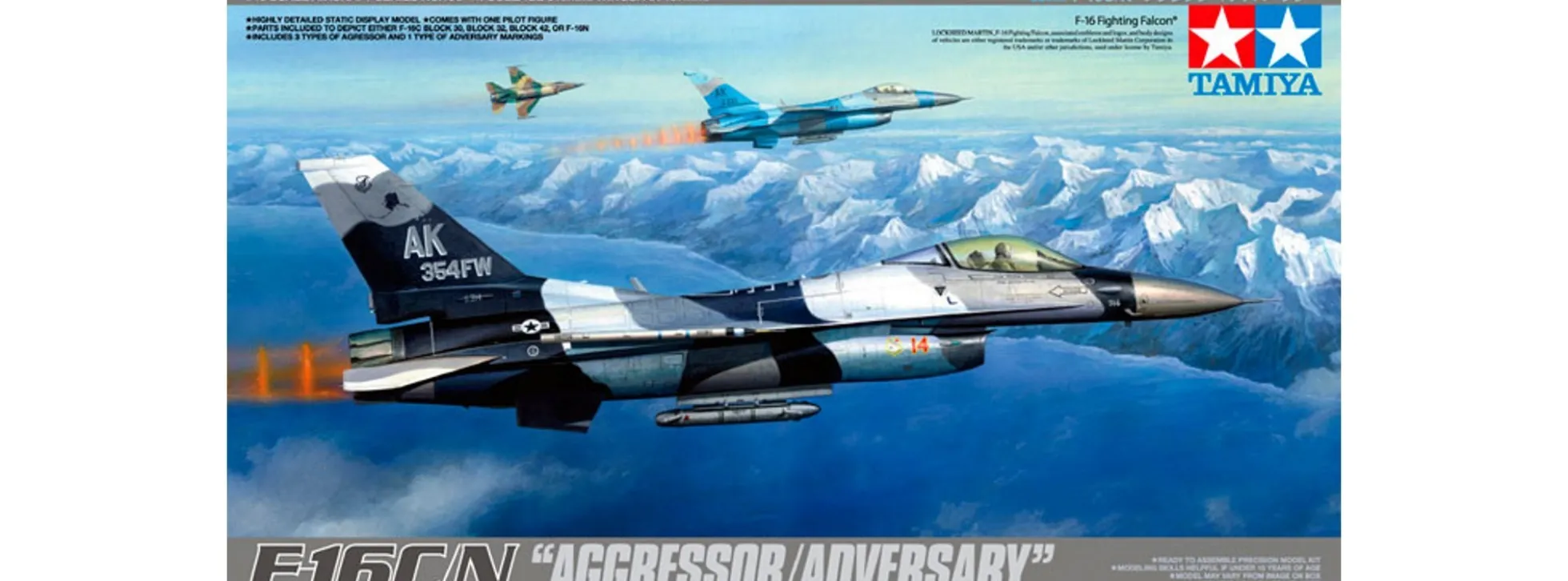 TAMIYA 61106 Lockheed Martin F-16C/N Aggressor/Adversary | Flugzeug Bausatz 1:48