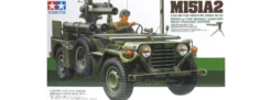 TAMIYA 35125 M151A2 Ford MUTT mit Tow Missile Launcher Militär Bausatz 1:35
