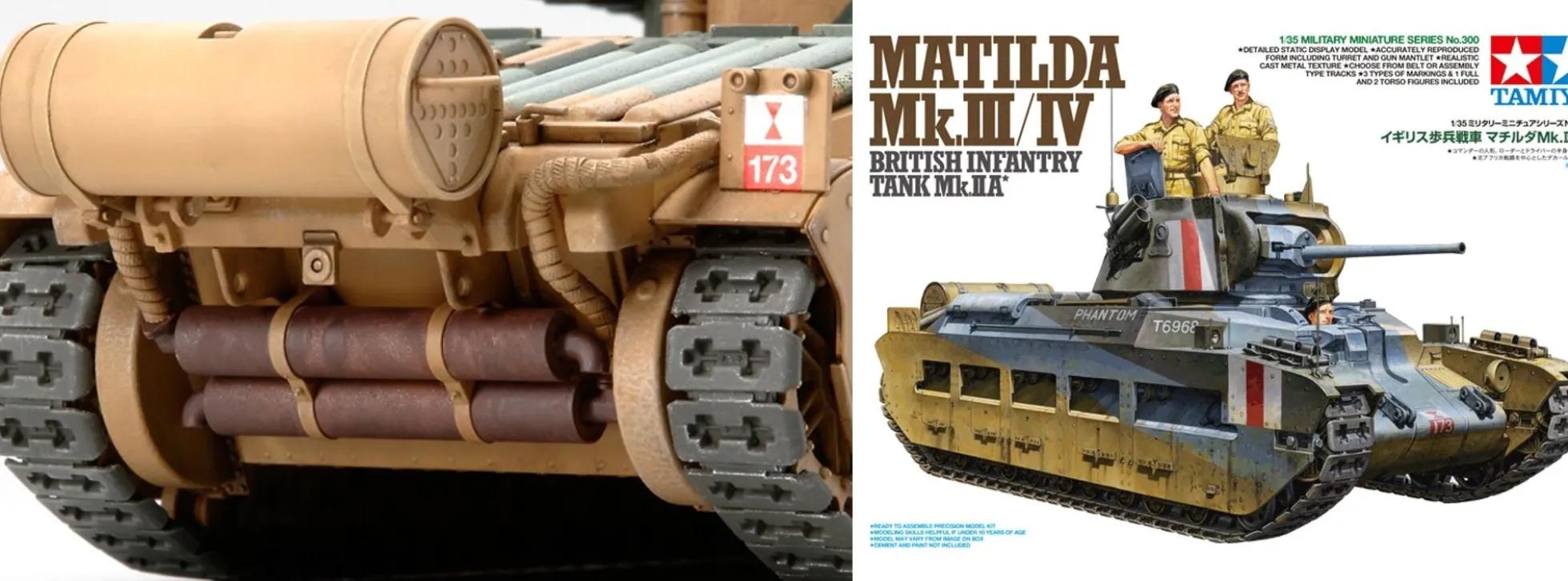 TAMIYA 35300 Matilda Mk. III/IV Panzer Bausatz 1:35