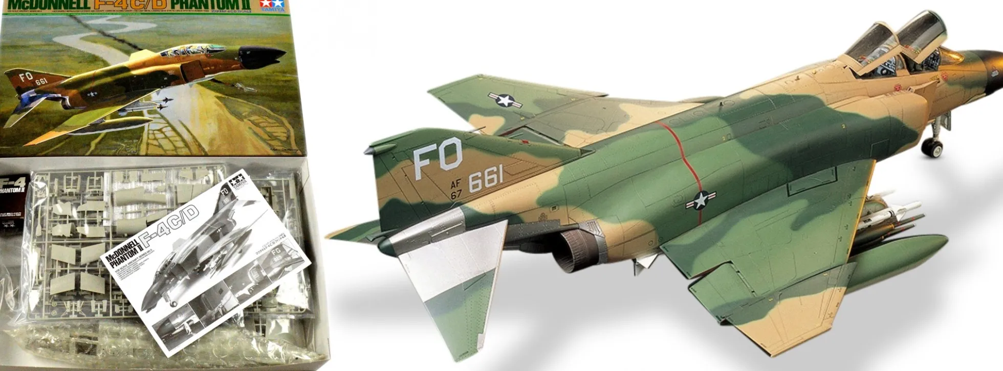TAMIYA 60305 McDonnell F-4 C/D PHANTOM II | Flugzeug Bausatz 1:32