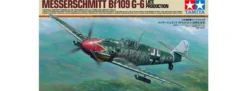 TAMIYA 61128 Messerschmitt Bf109 G-6 Späte Ausführung | Flugzeug Bausatz 1:48