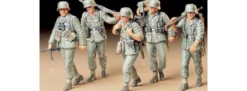 TAMIYA 35184 MG-Crew deutsch auf dem Marsch | Figuren Bausatz 1:35