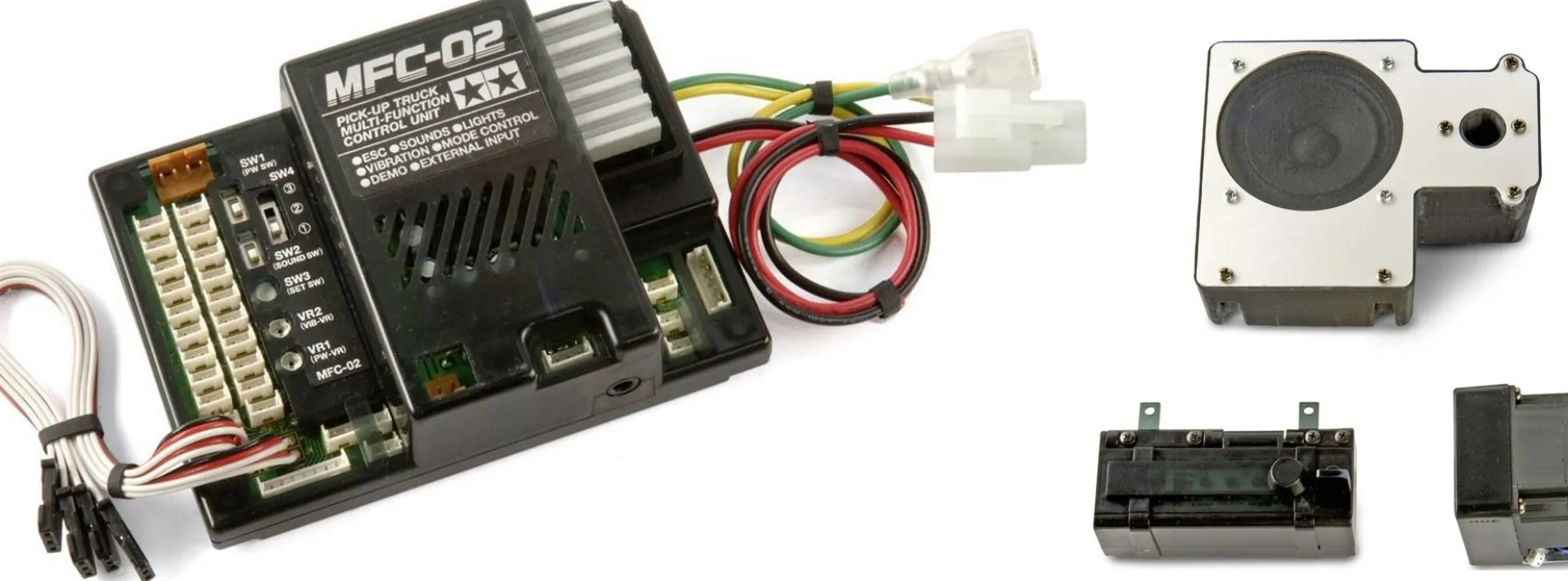 TAMIYA 53957 Multifunktionseinheit MFC-02 mit Sound und Lichtfunktionen