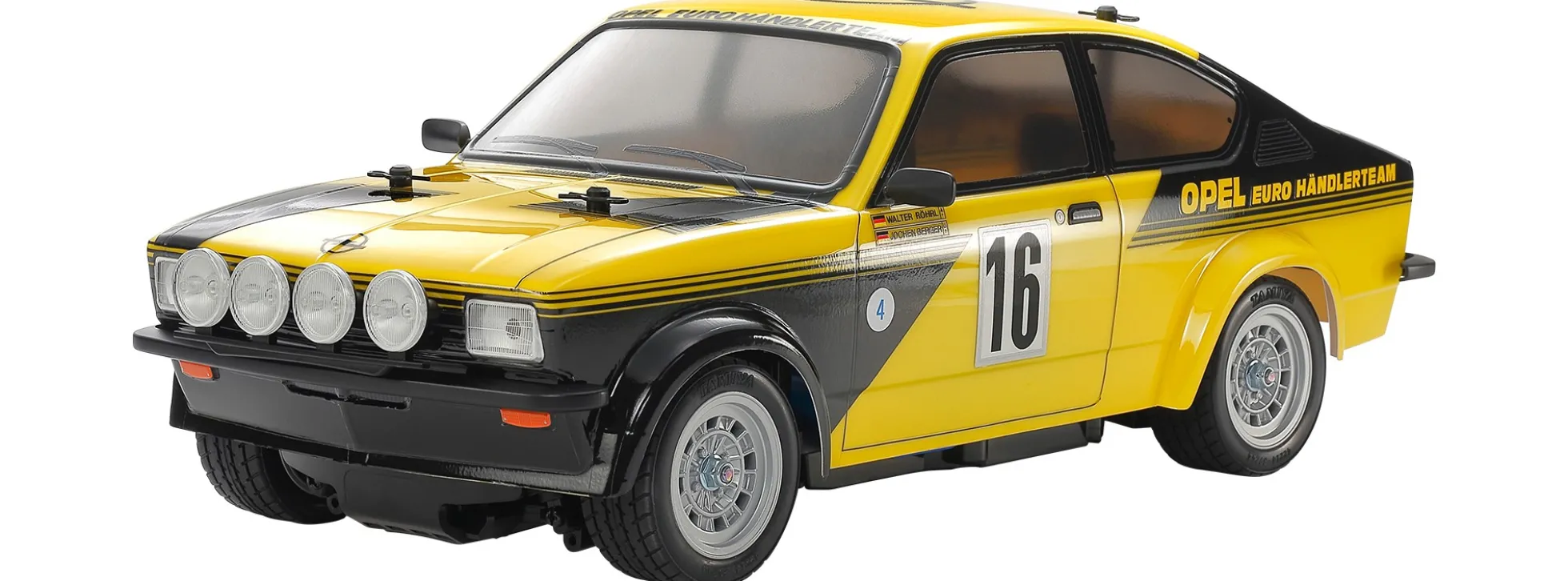 TAMIYA 47499 Opel Kadett GT E Rallye MB-01 Vorlackiert | Walter Röhrl | RC Auto Bausatz 1:10