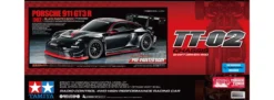 TAMIYA 47512 Porsche 911 GT3R TT-02 | lackiert | RC Auto Bausatz 1:10